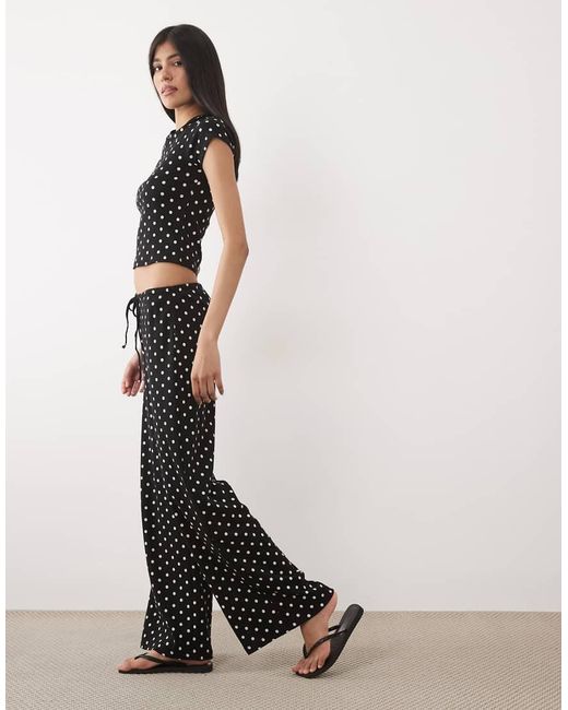 New Look White Wide Leg Trouser Co-Ord
