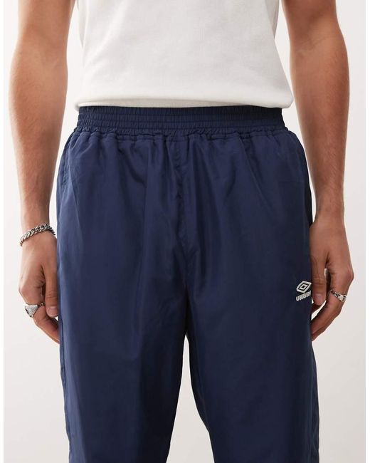 Umbro Blue Relaxed Track Pants for men
