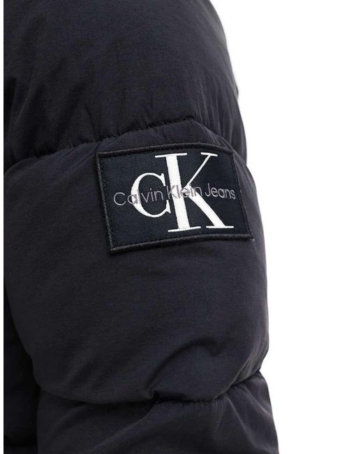 Calvin Klein Blue Essentials Puffer Jacket for men