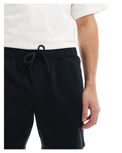ASOS – 2er-pack schmal geschnittene chino-shorts in White für Herren