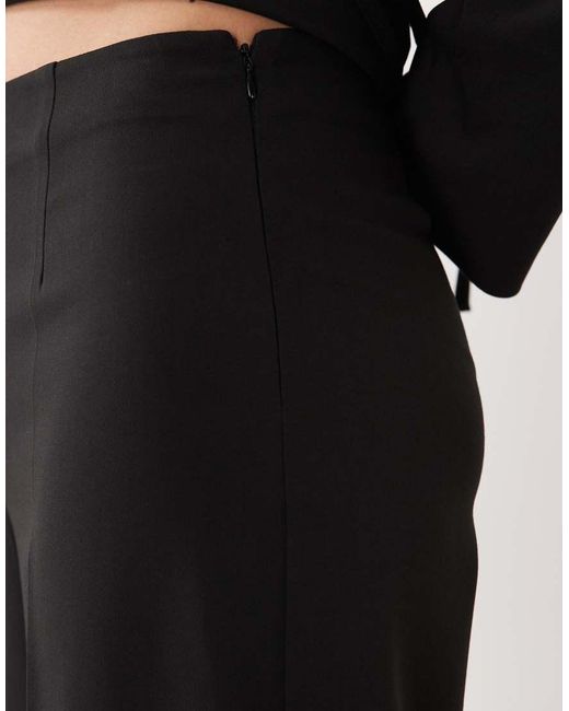 Aware White High Waist Wide Leg Tailored Trouser Co-ord