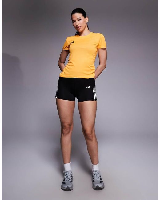 Adidas Originals Gray Adidas Running Adizero Essentials T-Shirt