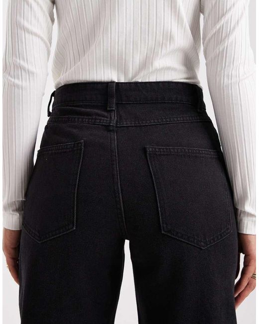 ONLY Black Robbie High Waist Straight Leg Jeans
