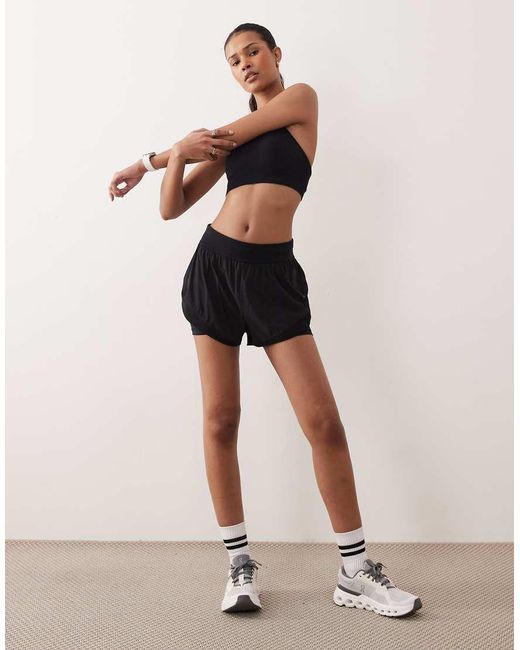Sweaty Betty Black Spirit Restored Seamless Yoga Bra