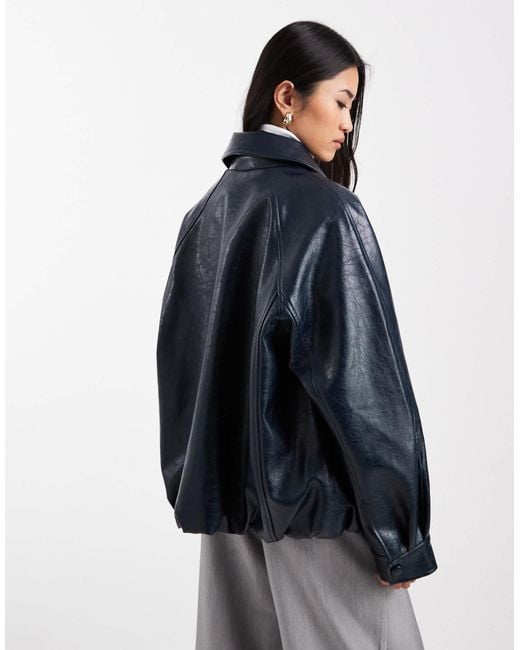 ASOS Blue – oversize-bomberjacke