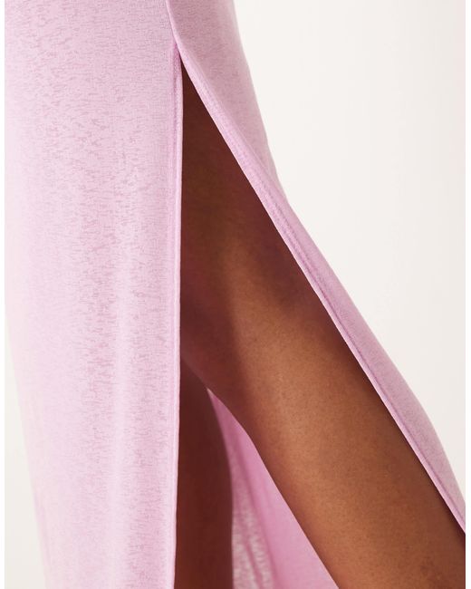 ASOS Pink – mix & match – netzstoff-maxirock