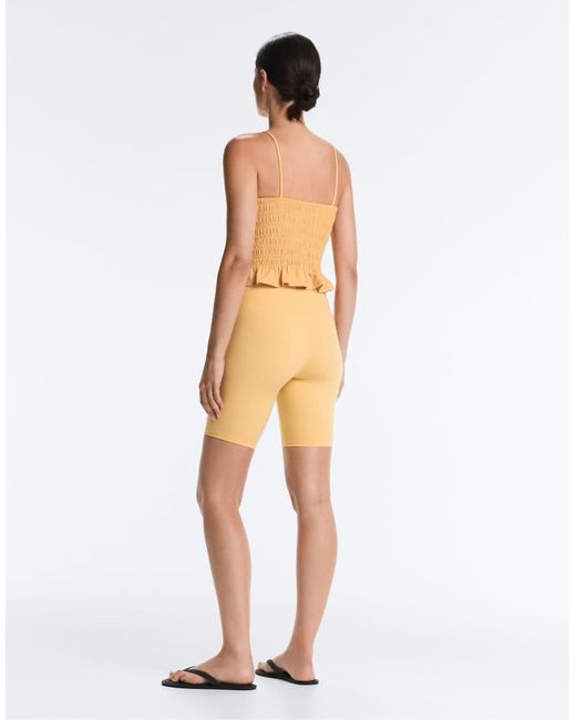 Oysho Natural Comfortlux Smock Tank Top