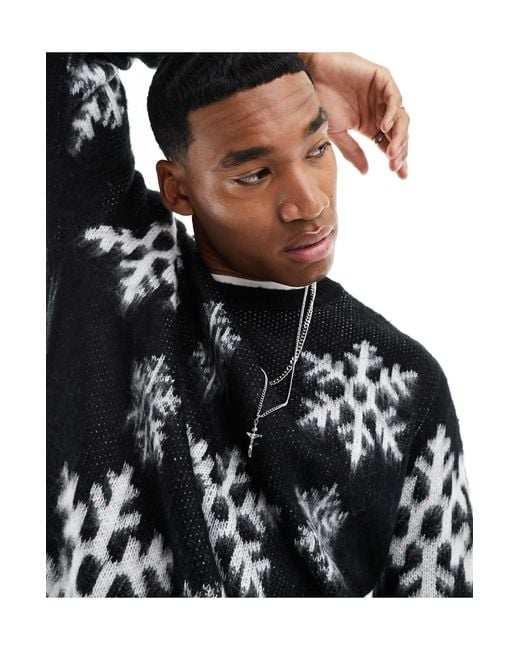 Mens black christmas jumper cheap