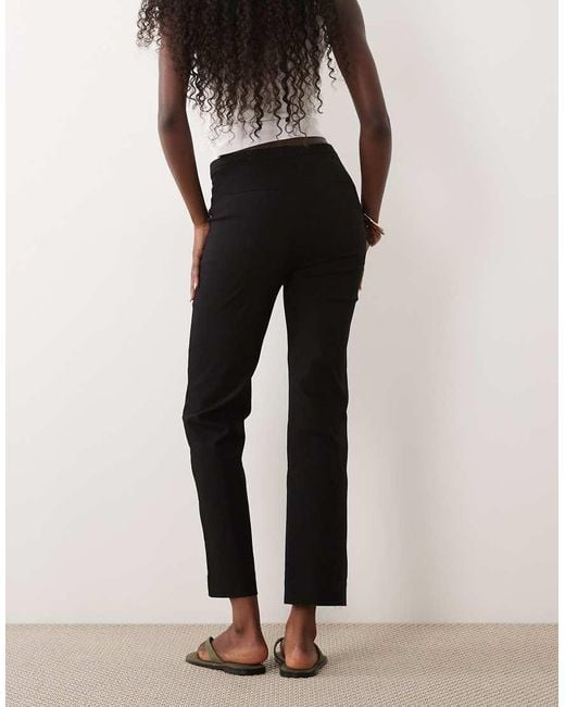 Mango Black Tailored Slim Trouser