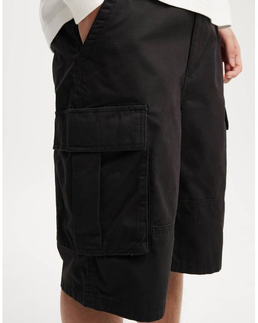 Cotton On Black Baggy Cargo Short for men