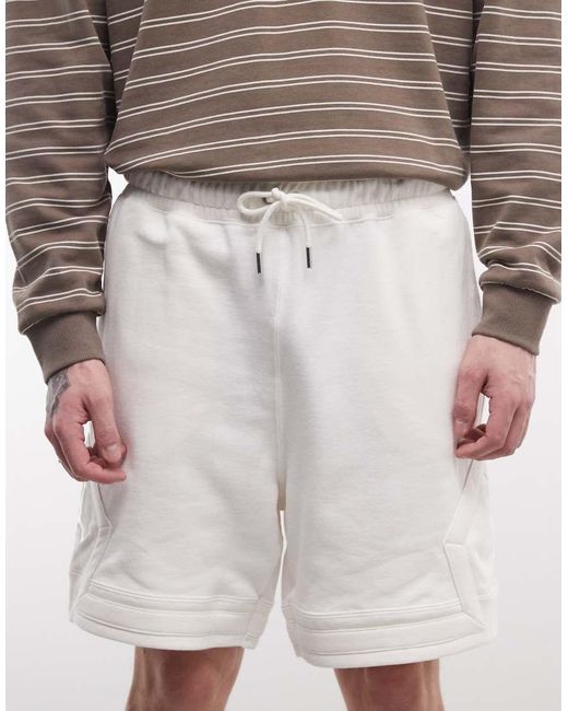 Nike White Flight Diamond Fleece Short for men