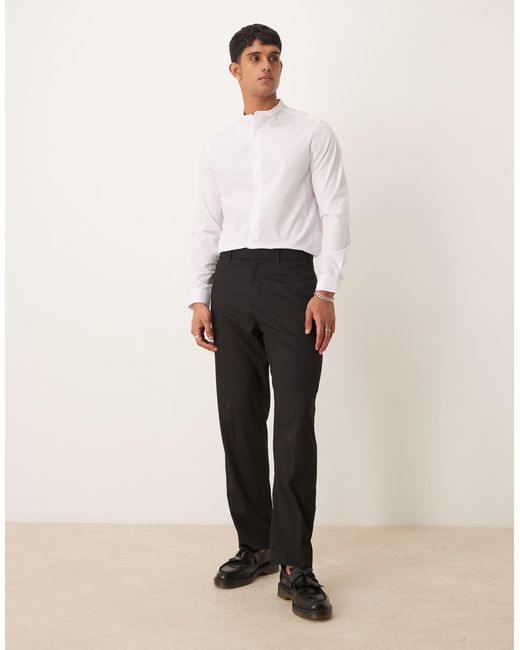 Abercrombie & Fitch – locker sitzende, gestreifte partyhose in Natural für Herren