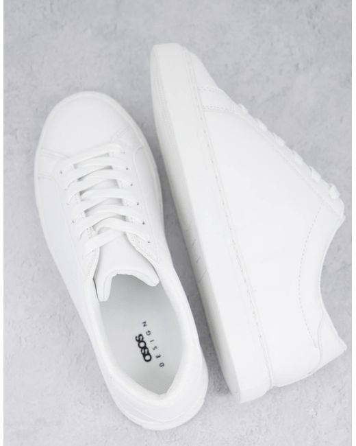 ASOS White Drama Trainers
