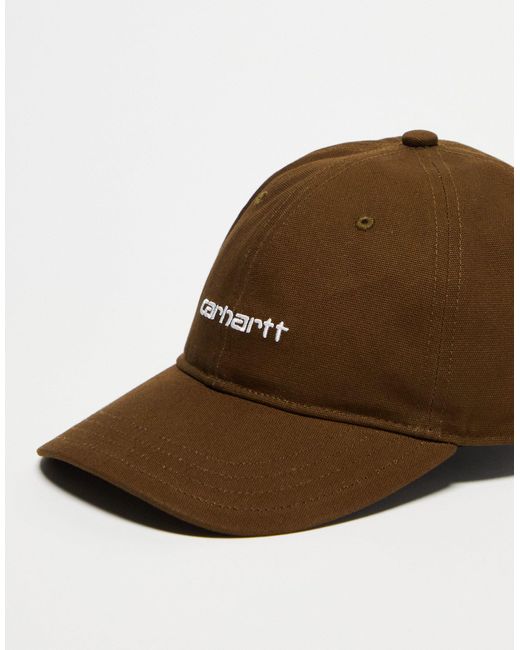 Cappellino con scritta di Carhartt in Brown