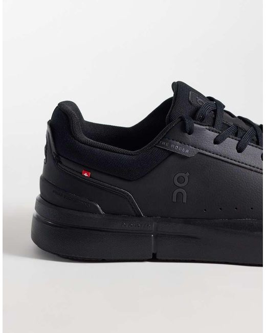 On Shoes Black The Roger Advantage Performance Tennis Trainers for men