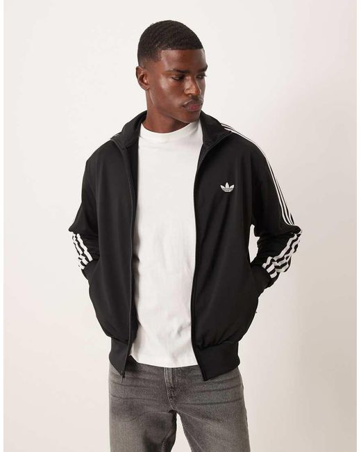 Adidas Originals Black Firebird Track Top for men