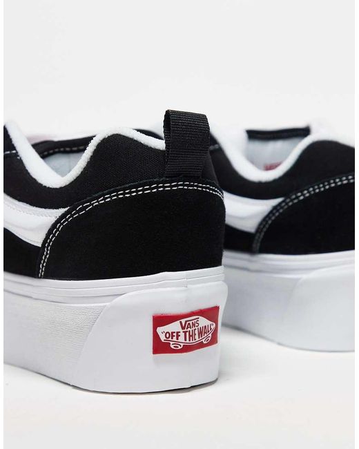 Vans White Knu Stacked Platform Trainers