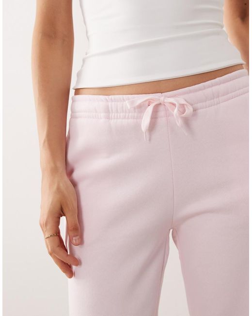 Gina Tricot Pink Loose Fit Straight Leg Sweatpants