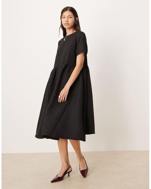 Glamorous Natural Short Sleeve Mini Dress
