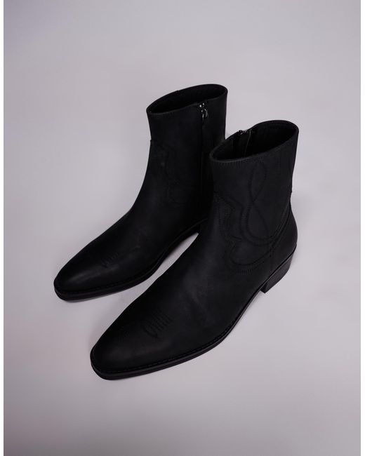 ASOS Blue Cuban Boot for men