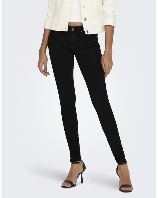 Vaqueros Pitillo En ONLY de color Black