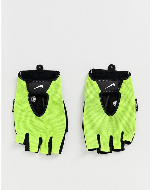 guantes nike hombre amarillo