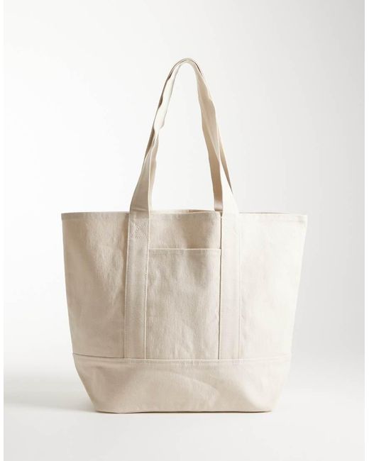 ASOS Natural Tote Bag for men