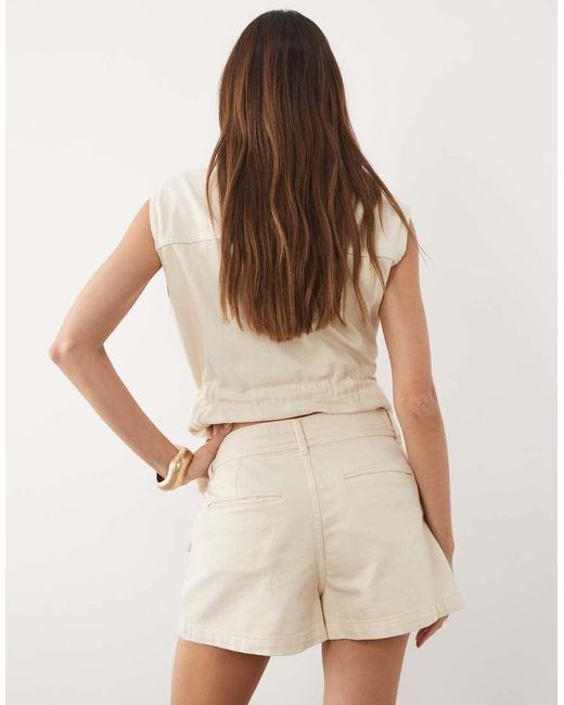Mango Natural Aria 100% Cotton Utility Short Co-ord