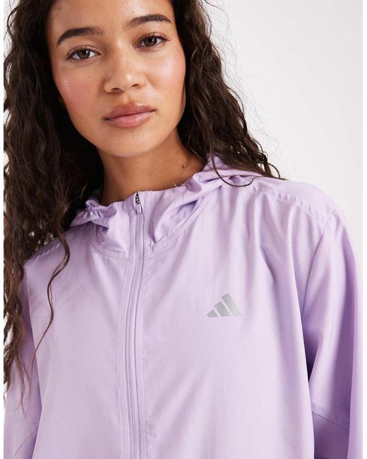 Adidas Originals Purple Adidas Running Run It Jacket
