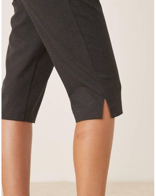 ASOS Elegante Lange Short in het Black