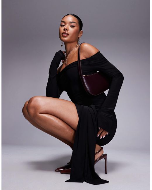 Kaiia Black Exklusiv – anschmiegsames, doppellagiges minikleid