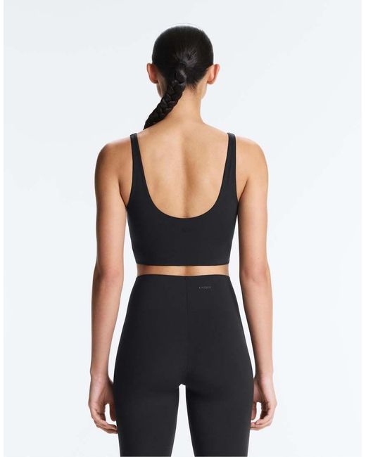 Oysho Blue Light Touch Crossover Tank Top