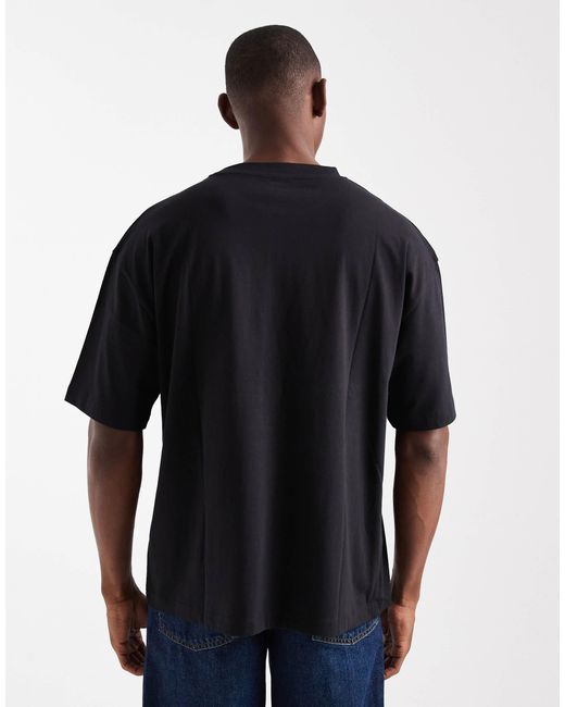 ASOS – 2er-pack basic-t-shirts in Black für Herren