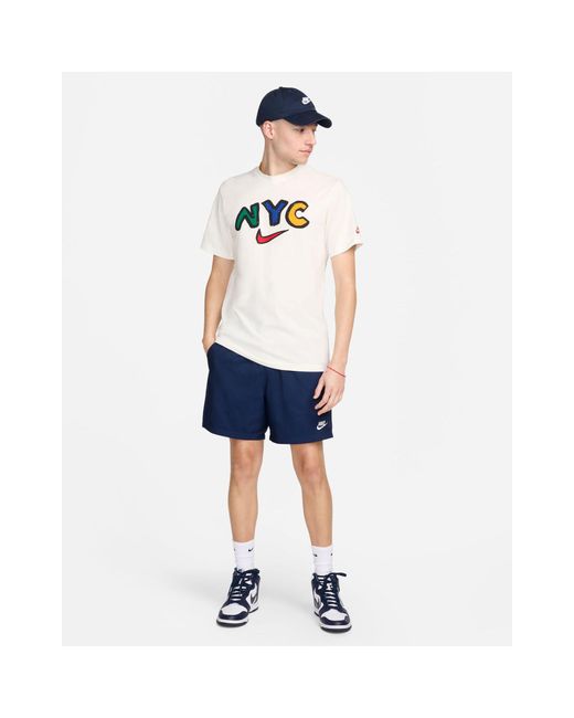 Nike White Nyc Graphic T-shirt for men