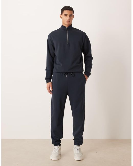 ASOS Blue Co-ord Tapered joggers for men