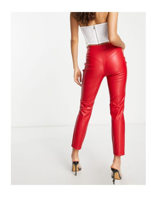Pantalones s ASOS de color Red