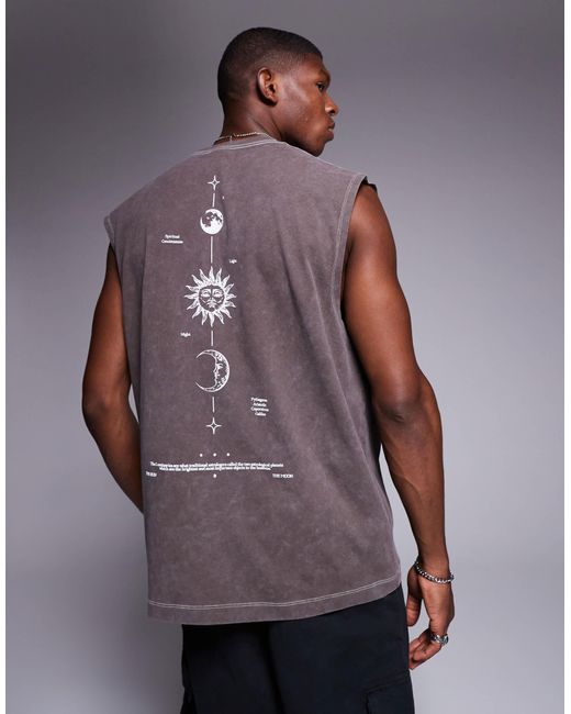 ASOS Purple Oversized Tank for men