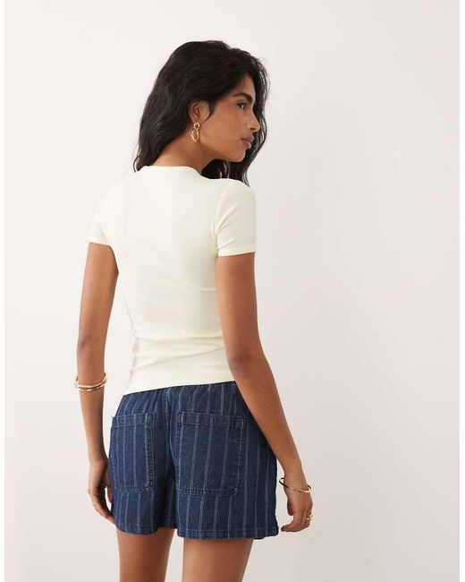 Calvin Klein Brown Classic Fit T-Shirt With Embroidered Logo