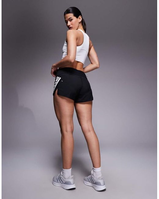 Adidas Originals Gray Adidas Running Adi365 Shorts With Three Stripes