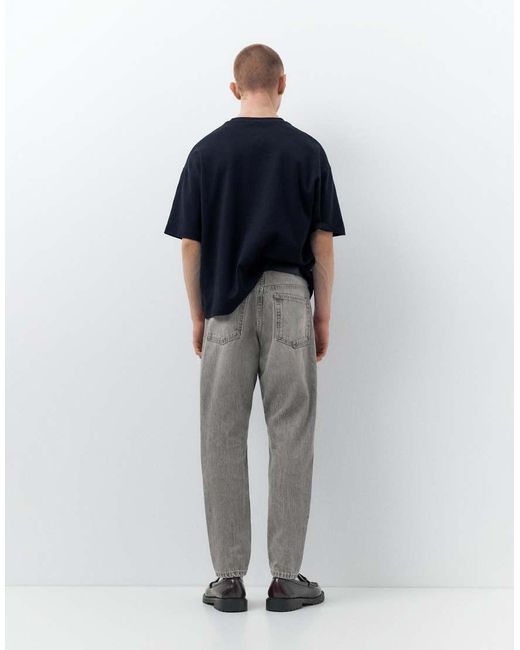 Pull&Bear White Standard Jeans for men