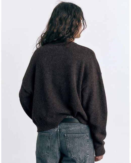 Pull&Bear Black – basic-strickpullover