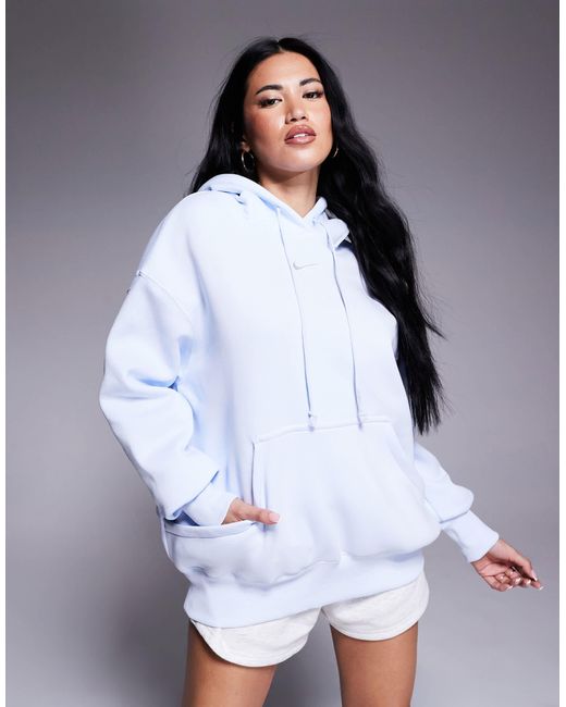 Nike White – phoenix fleece – oversize-kapuzenpullover