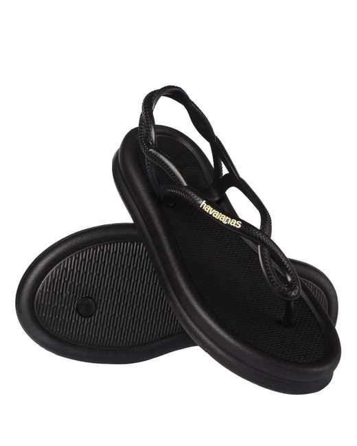 Havaianas Black Toe Post Flip Flops