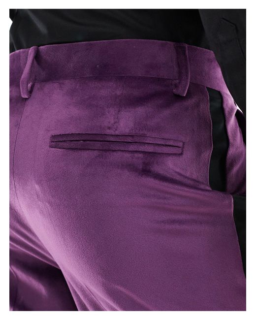 Pantalon ASOS pour homme en coloris Purple