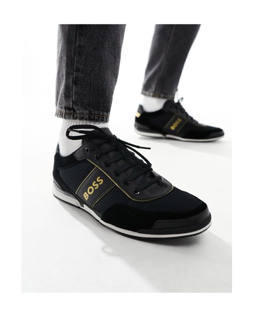 Boss Black Boss Saturn Low Runner Trainers for men