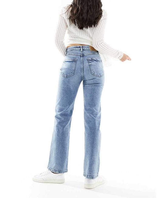 Cotton On Blue Slim Straight Leg Jeans