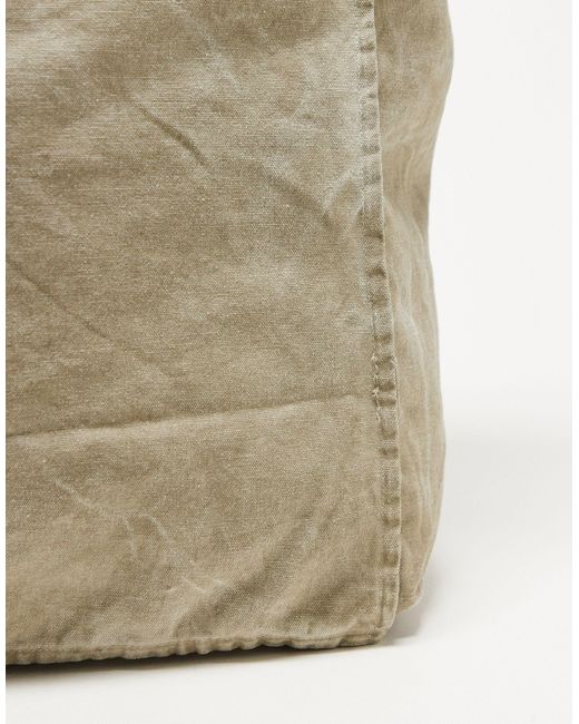 AllSaints Natural Tierra Unisex Large Tote Bag