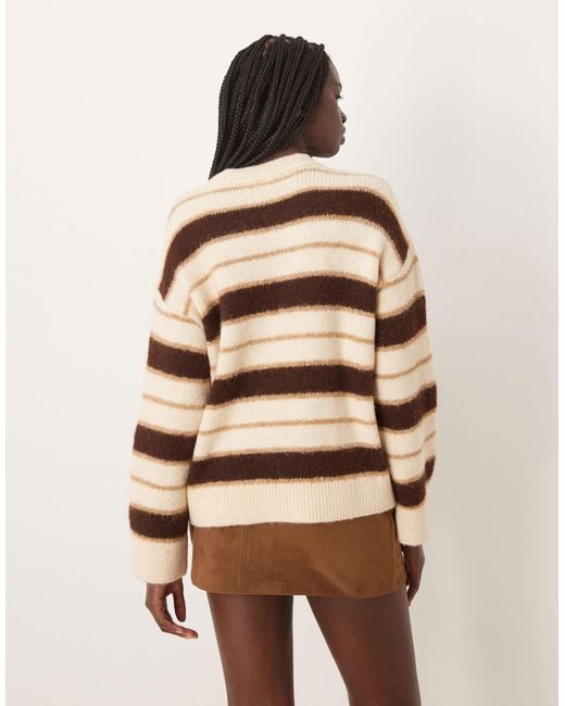 Mango Natural – gestreifter pullover