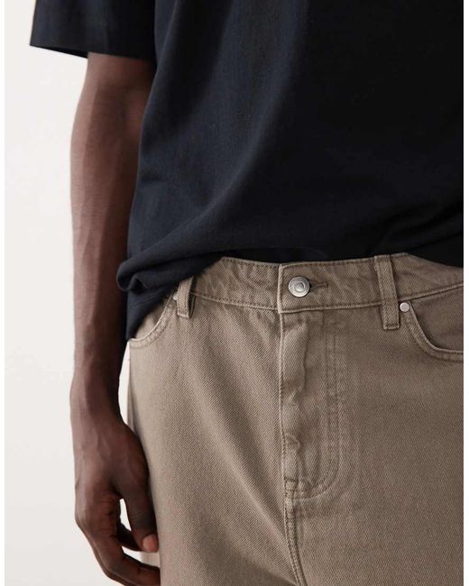 ASOS COLLECTIVE Natural Ac-b-251 Tapered Slim Fit Jeans for men