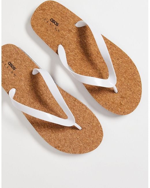 ASOS Cork Flip Flops for Men Lyst